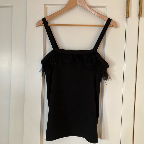 DKNY MARABOU TRIM CAMI - Picture 2 of 7